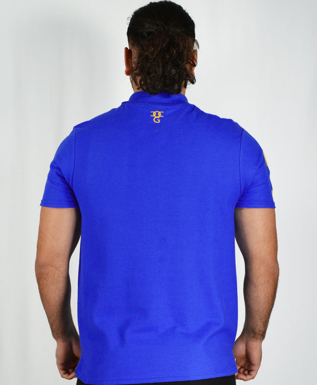 Men’s Omar Guevara Ralph Freedom Fighter Blue polo shirt £27.99