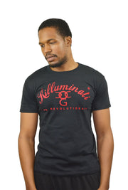 Mens Black / Red Killuminati T Shirt