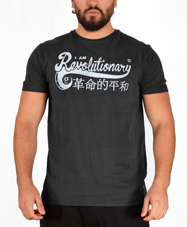 Mens Black / White I Am Revolutionary T Shirt