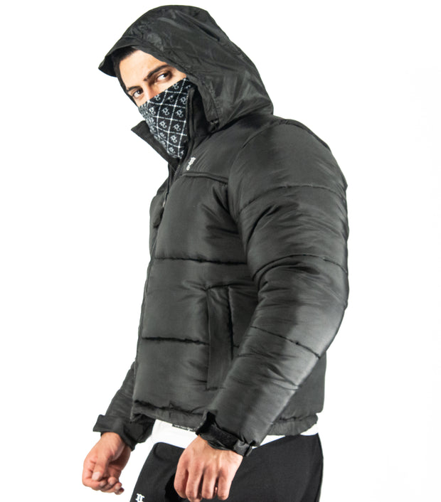 OG DEFENDER Puffer jacket with Detach Mask