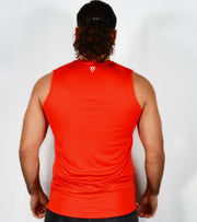 Mens O.G 1 Sports Red Fit Tank Vest Top