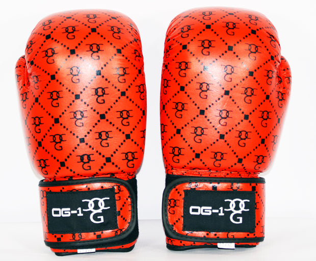 OG1 'Couture 'Designer' Boxing Gloves real leather
