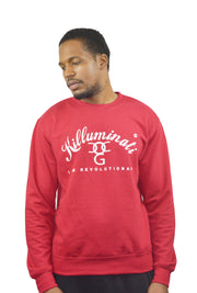 Mens Red / White Killuminati Sweatshirt