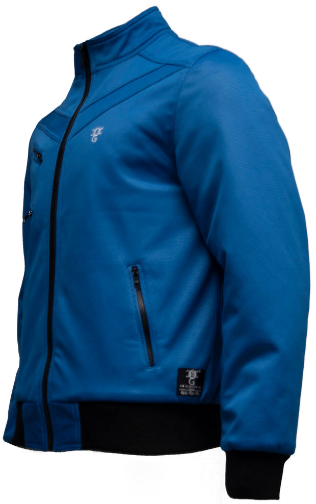 Omar Guevara 'Alpha Biker' Jacket Electric Blue