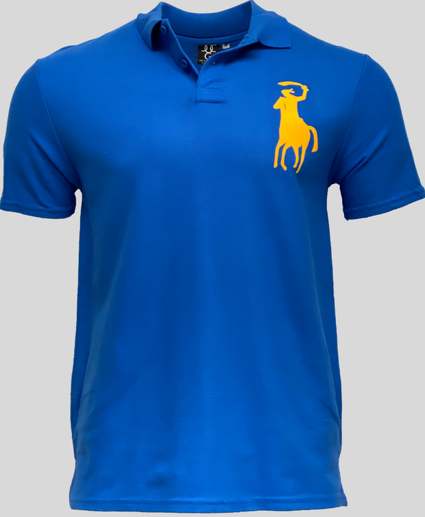 Men’s Omar Guevara Ralph Freedom Fighter Blue polo shirt £27.99